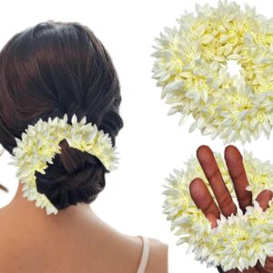Scented Gajra Hair Accessories Hair Flower Bun 1 PC