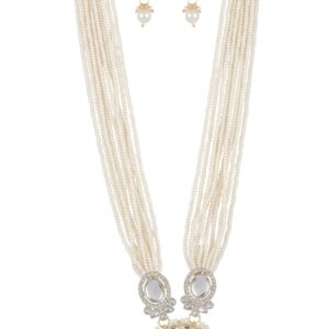 Kundan and Multi-Strand Pearl Sita Haar