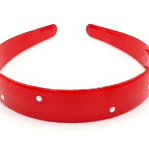 BALCK OR RED  HAIR BAND 1 PC