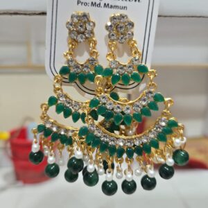 Tribal Afghan Chandelier Earrings