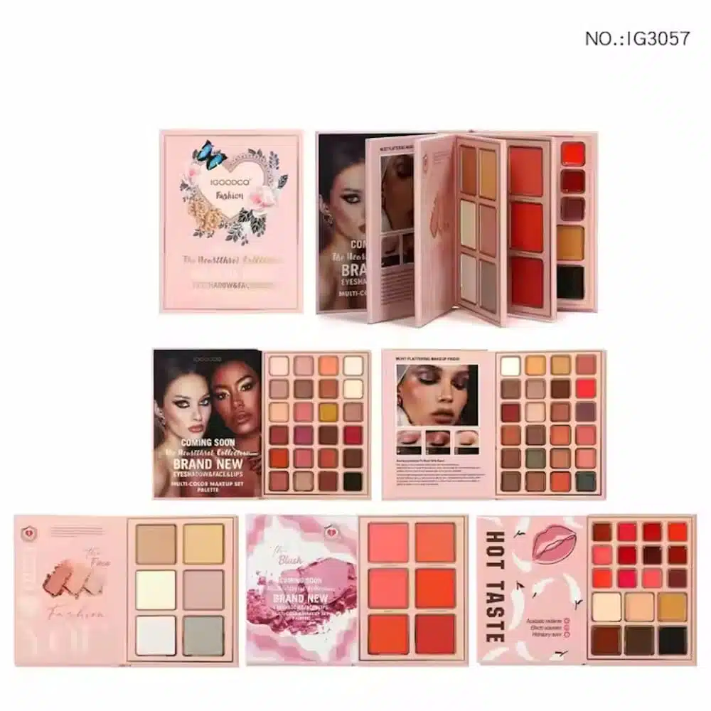 IGOODCO Eyeshadow Palette Multi Color 5 in 178 Color Beauty Book - Image 2