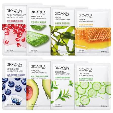 BIOAQUA TEA-ALOVERA-RICE-STRAW 25 G Face PAck 1 PC