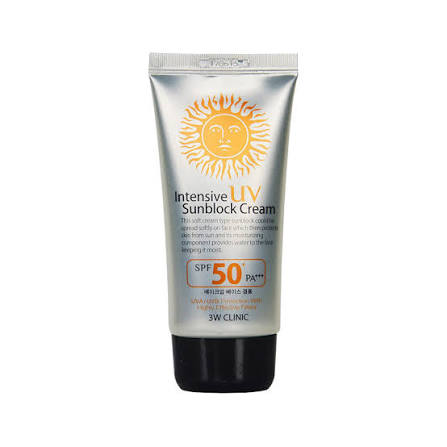 3W Clinic UV Sunblock Cream SPF 50+ PA+++ (70ml)