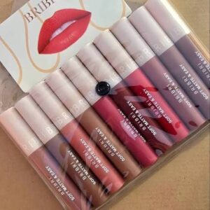 BRIBRI Soft Matte & Easy Lipstick - 10 PC set