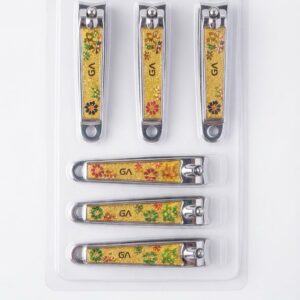 Golden Flower Stainless Steel Nail Clipper  1 Pc